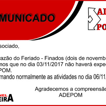 Comunicado!