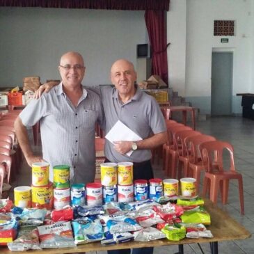 Adepom realiza entrega de leite em pó