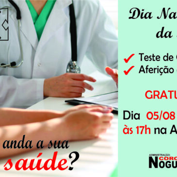 Campanha Dia da Saúde. Venha Participe!