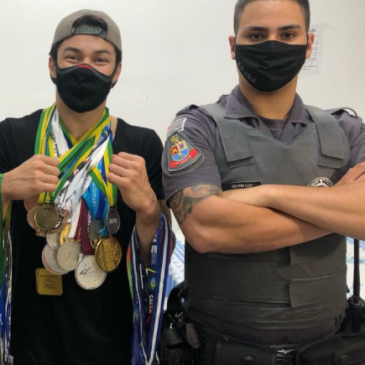 PMESP recupera medalhas do ginasta olímpico Arthur Nory