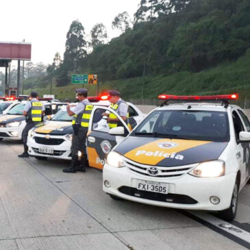 Operação Rodovia Mais Segura mobiliza mais de 19 mil PMs em São Paulo