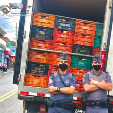 Carga de frango roubada em Osasco é recuperada pela PMESP