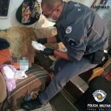 Bebê abandonado é resgatado pela PMESP