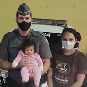 PMs do 30º BPM/M salvam bebê de dois meses