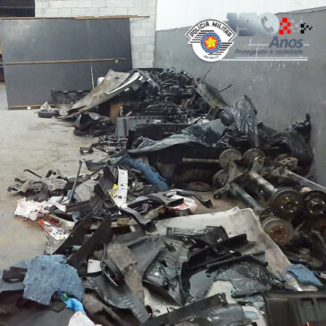 Desmanche é descoberto por PMs do 30º BPM/M