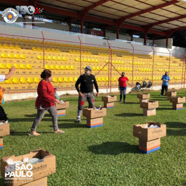 Famílias carentes recebem doações com apoio do 14º BPM/M