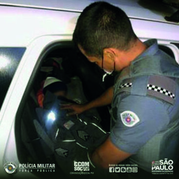 Criança abandonada é resgatada por PMs das ruas frias de Birigui