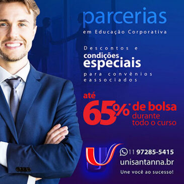 Parceria UniSant´Anna e Adepom: bolsas de até 65%