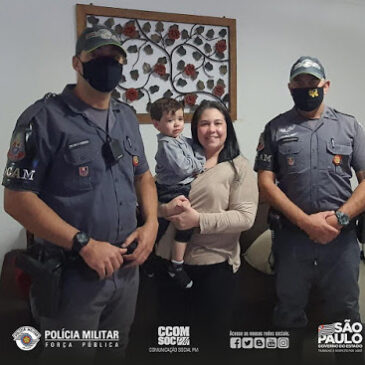 PMs do 3º BPM/M salvam a vida de uma criança em convulsão