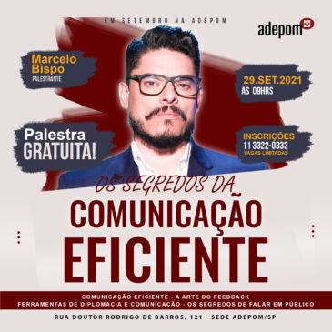 Os segredos da comunicação eficiente em palestra gratuita na ADEPOM