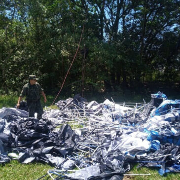 PM Ambiental fecha 15 fábricas clandestinas de balões
