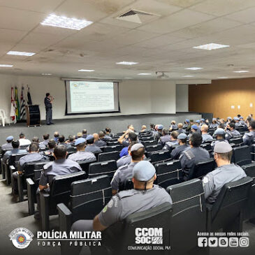 COPOM realiza encontro técnico focado em policiamento na França e em Araçatuba