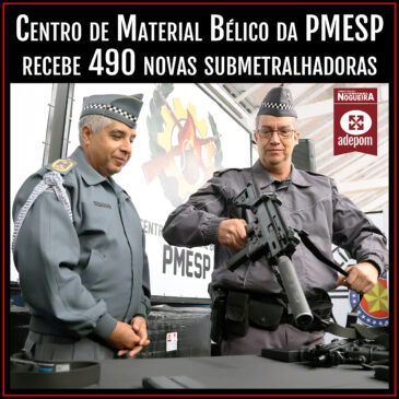 PMESP recebe submetralhadoras fabricadas pela B&T