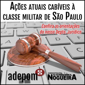 Ações atuais cabíveis à classe militar de São Paulo