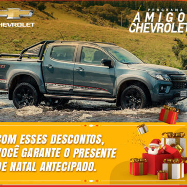 Confira os descontos de Natal do Programa Amigos Chevrolet em parceria com a ADEPOM