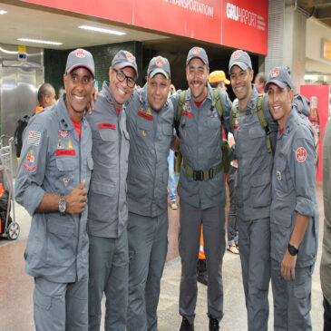 Força-tarefa paulista volta da Turquia após missão de duas semanas