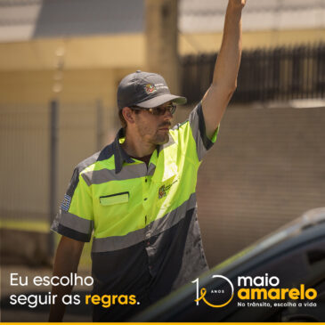 Maio Amarelo completa 10 anos de conscientização sobre os perigos no trânsito