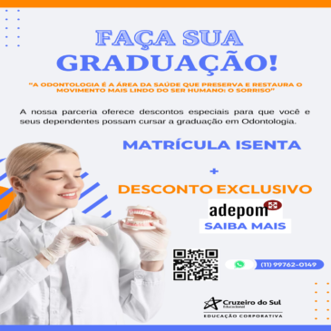 Universidade Cruzeiro do Sul  tem descontos especiais para associados da Adepom