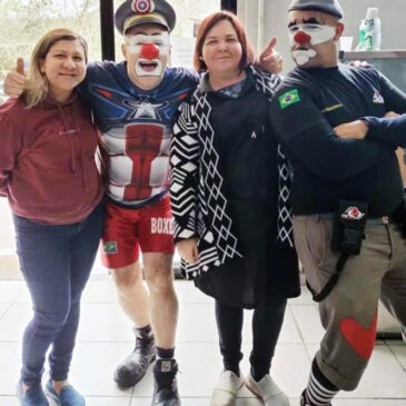 36º BPM/M realiza atividade de férias para crianças com os PMs da Alegria