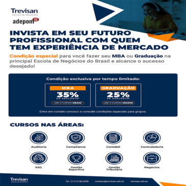 Graduação e MBA com descontos imperdíveis na Trevisan para associados
