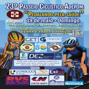 23º Passeio Ciclístico da ADEPOM é neste domingo!