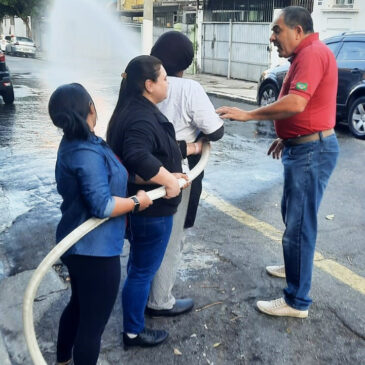 Treinamento da Brigada de Incêndio na ADEPOM