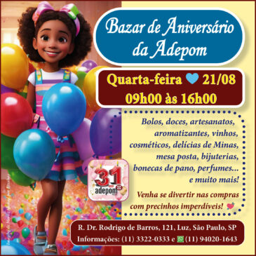 Confira a agenda de atividades da Semana de Aniversário da ADEPOM