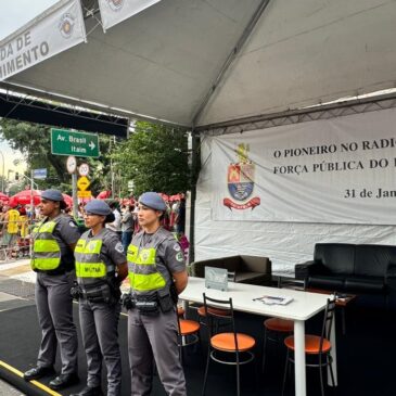 PM terá tendas exclusivas para atendimento de mulheres no Carnaval de SP