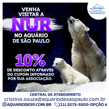 Que tal conhecer a filhote Nur com desconto no Aquário de São Paulo?