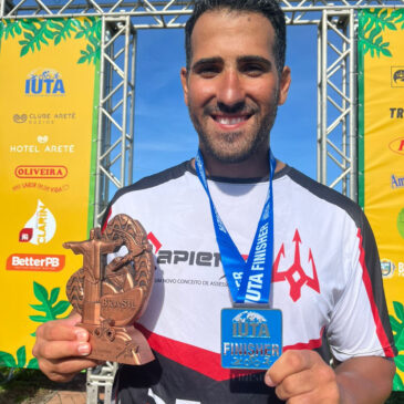 Tenente Sapienza é o primeiro PM a concluir a etapa mundial de triatlo do Deca Ironman Contínuo