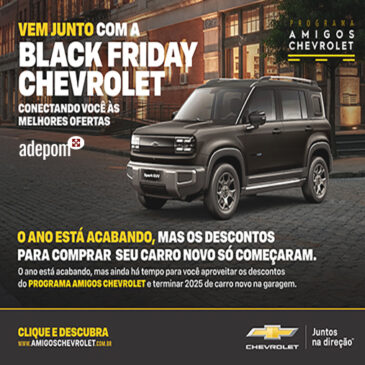 Ofertas imperdíveis da Black Friday Chevrolet para associados