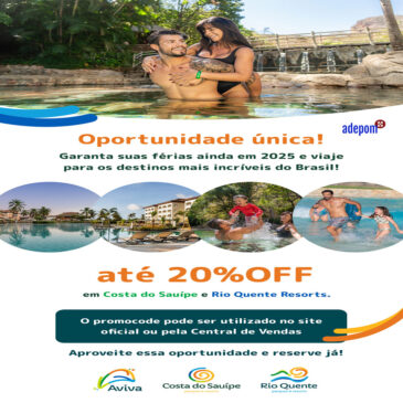 Confira as incríveis promoções de férias das empresas parceiras da ADEPOM