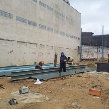 Obras do novo espaço de eventos da ADEPOM seguem a todo vapor